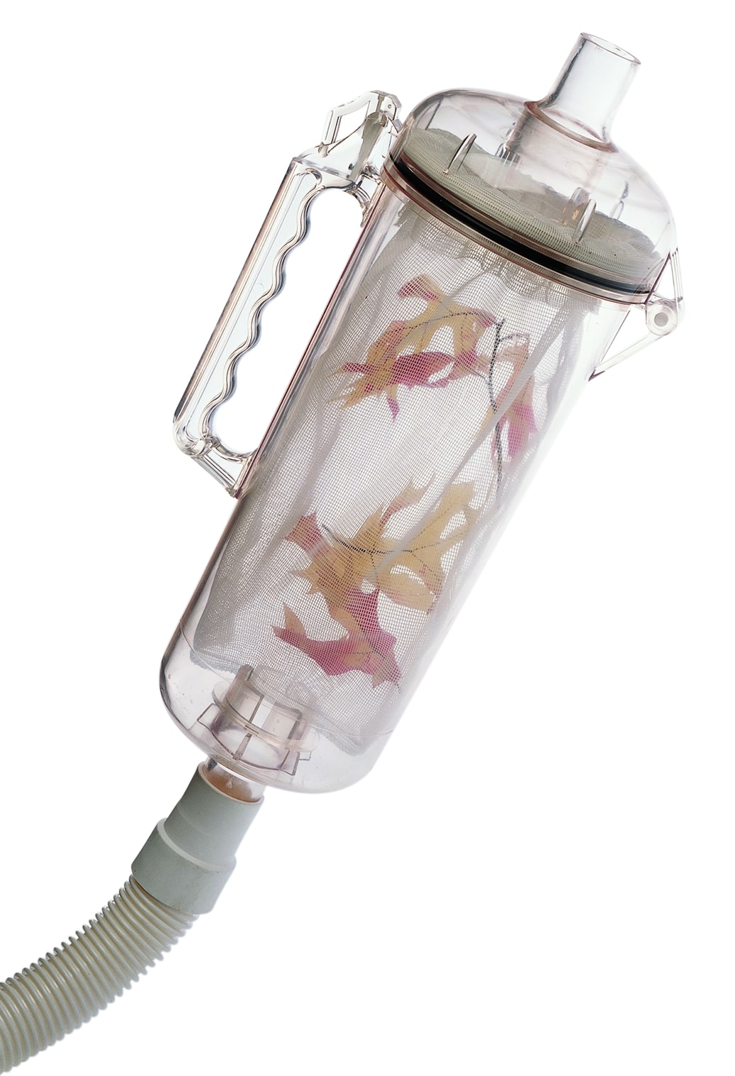 1-1/2 Inch (in) Clear See-Thru Snap-Open Leaf Trap with Mesh Bag & 3 Feet (ft) Hose