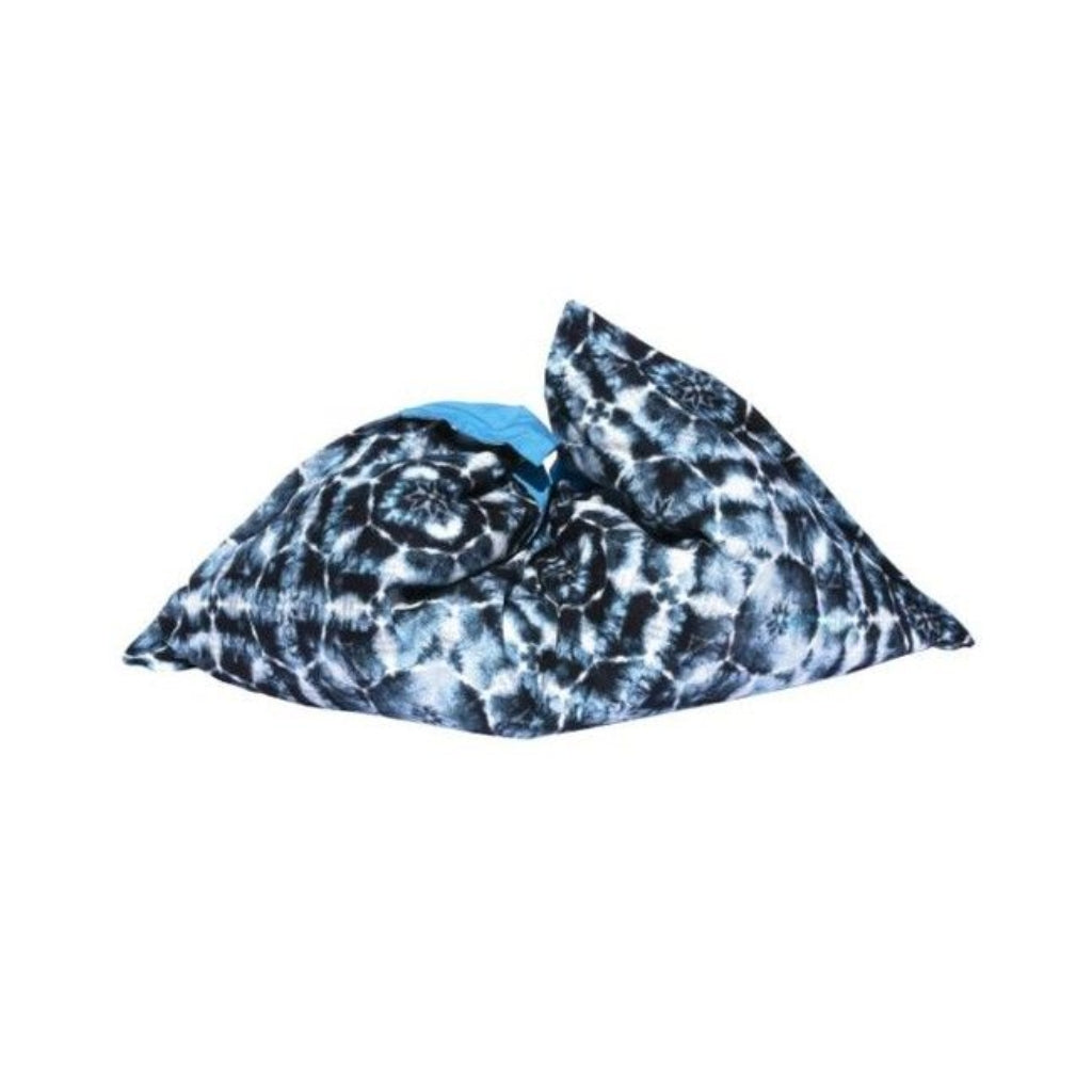 Ledge Lounger Laze Pool Pillow Cover, Shibori Blue | LL-LZ-P-SHB-OUT