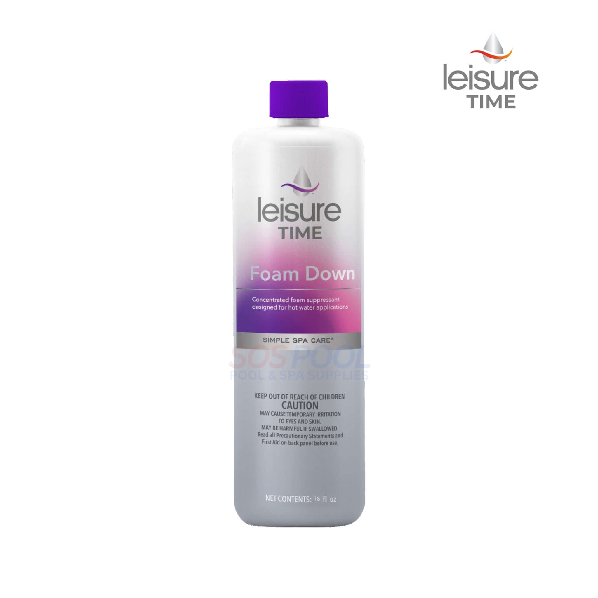 Leisure Time Foam Down | Spa Foam Remover | 16 oz. | H-LT