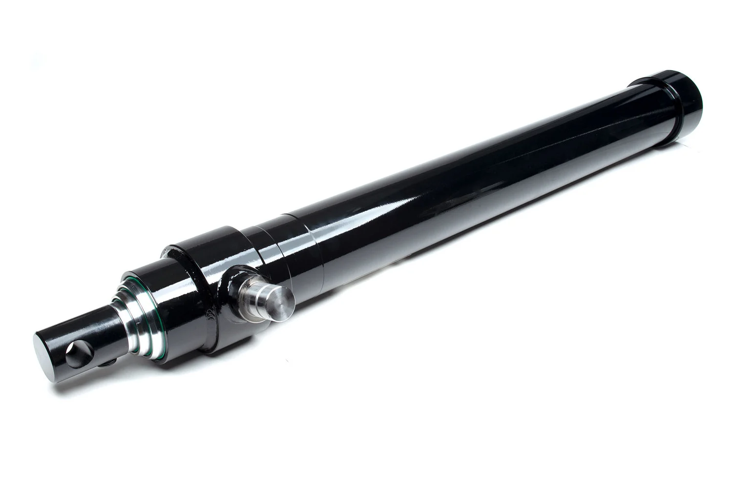 MAXIM 7 TON TELESCOPIC HYDRAULIC CYLINDER: 3 STAGE, 90″ STROKE – 1 3/4″, 2.375″,3″ SECTIONS