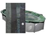 Above Ground Pool Mesh Winter Pool Cover 21' Round