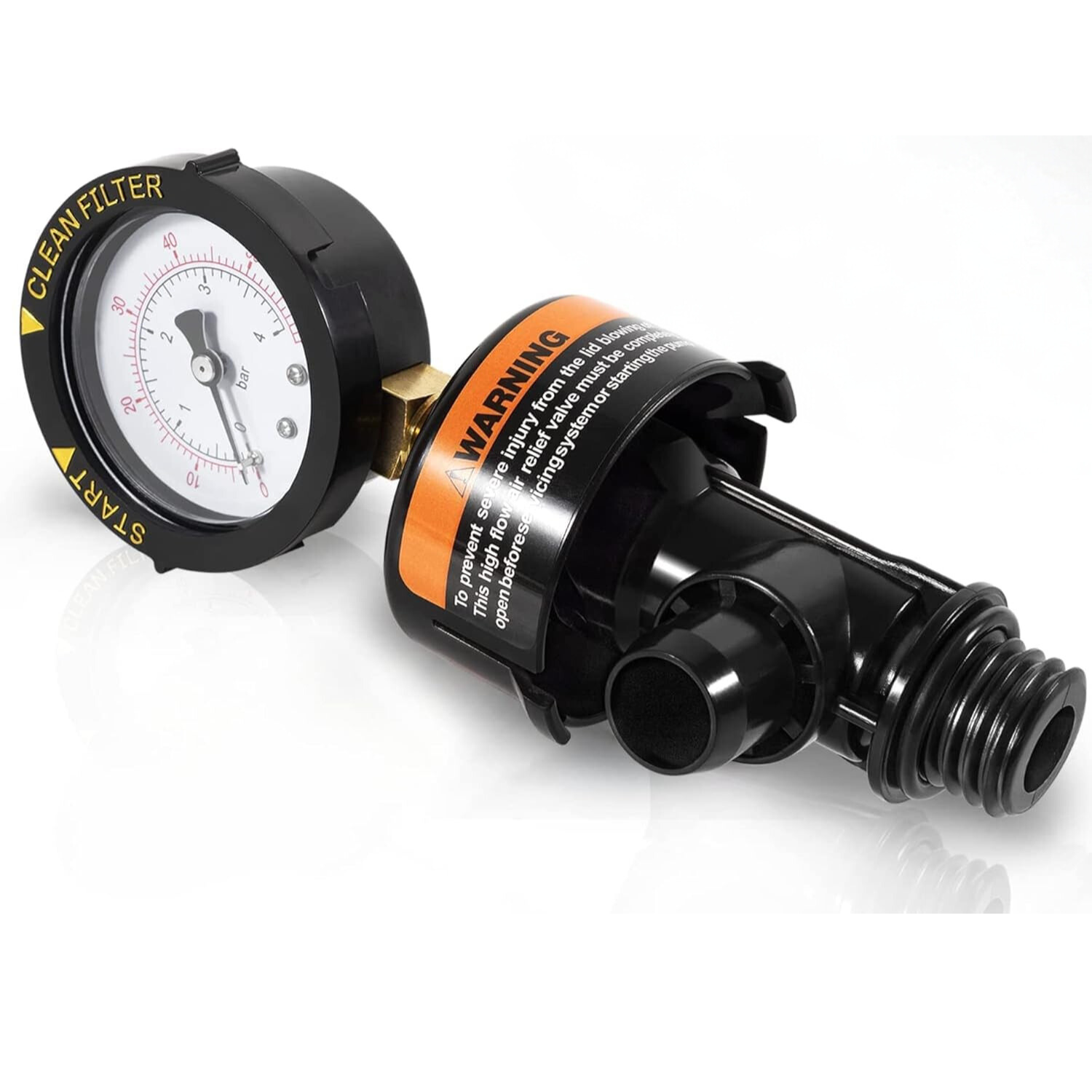 Swimables | SW-26-900 | Pentair Style Air Relief Valve Assembly with Pressure Gauge – Essential Pool Filtration Component
