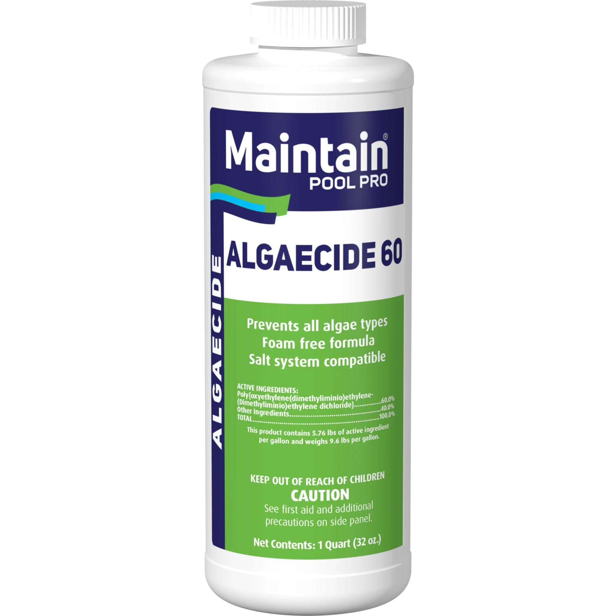 Maintain Algaecide 60 32 oz Non-foaming formula