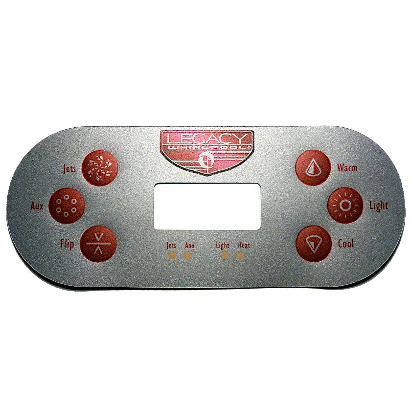 X509087 Master SpasOverlay, 6-Btn, TP600, Legacy Series