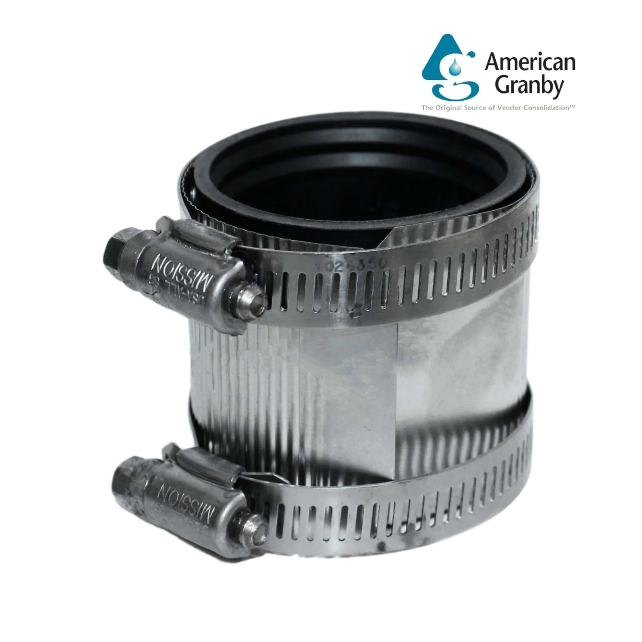 1.5" x 1.5" No Hub Coupling Mission Clamp | American Granby | C150C1.5" x 1.5" No Hub Coupling Mission Clamp | American Granby | C150C