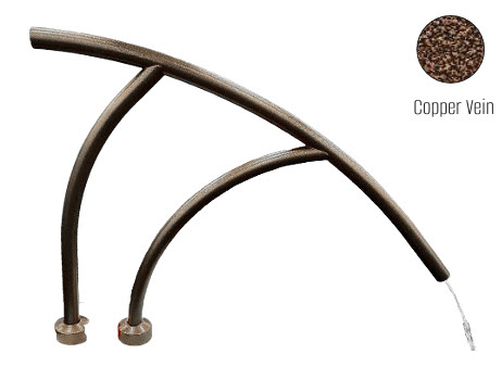Global Pool Products - Modern Coolest 3 Bend .065 Copper Vein Handrail