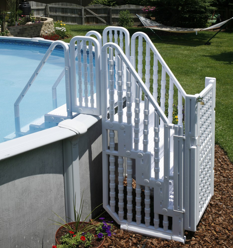 Walk-In Step Entry System with Gate