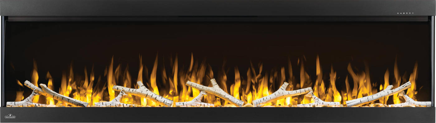 Napoleon Trivista Pictura Wallmount Electric Fireplace, 60, Three-Sided | NEFL60H-3SV