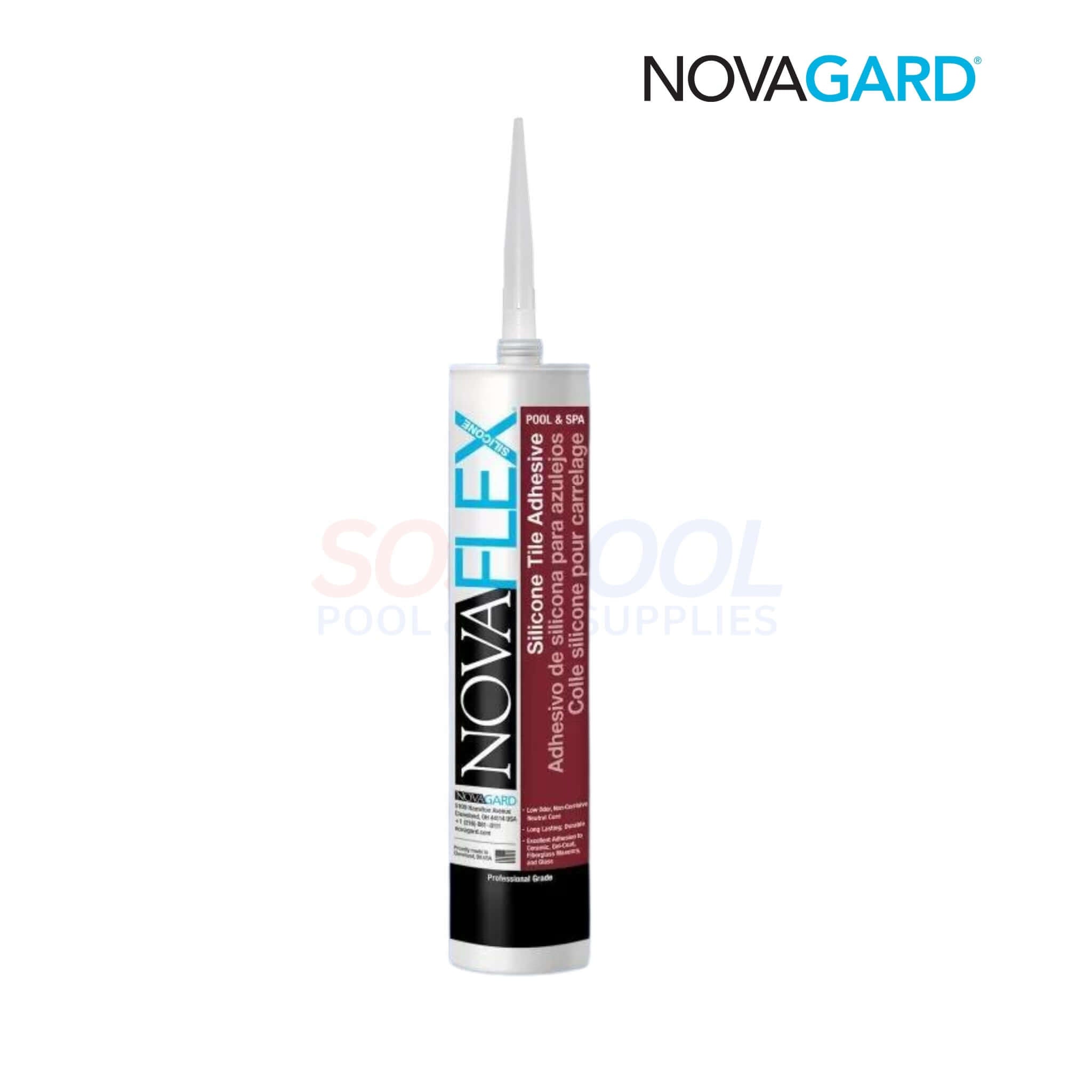 NovaGard Silicone Tile Adhesive | 10.3oz | White | RX71630-10C2 | 700-163