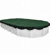 Swimline Superguard Above Ground Green 16'x32' Oval Winter Cover With 3' Overlap, PCO121935