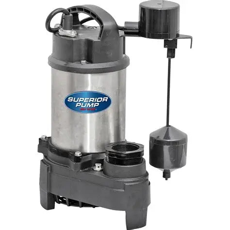 Superior Pump 1 HP Submersible Sump Pump 5160 GPH | Model 92159Superior Pump 1 HP Submersible Sump Pump 5160 GPH | Model 92159