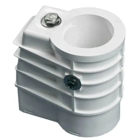 White Anchor Socket for Pool Handrails | Saftron ANCH-1White Anchor Socket for Pool Handrails | Saftron ANCH-1