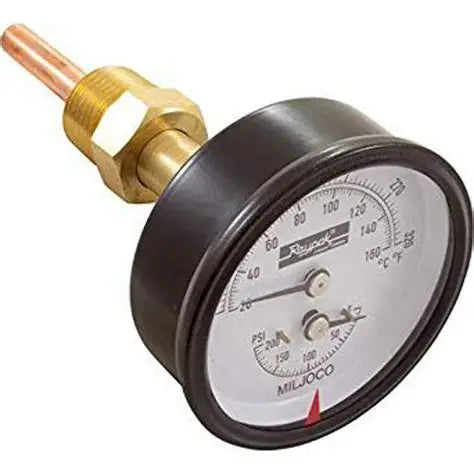 007399F Raypak Temperature & Pressure Gauge Kit | 0-200 PSI007399F Raypak Temperature & Pressure Gauge Kit | 0-200 PSI