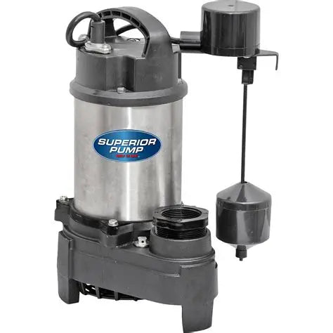 Superior Pump 3/4 HP Submersible Sump Pump 4800 GPH | Model 92789Superior Pump 3/4 HP Submersible Sump Pump 4800 GPH | Model 92789