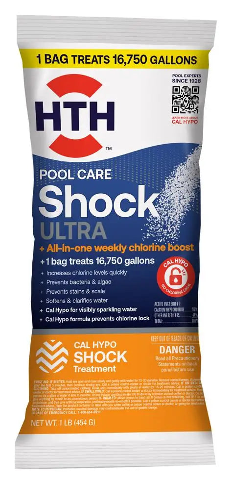 HTH Ultra Shock Pool Treatment - 1 lb Bag - 52039HTH Ultra Shock Pool Treatment - 1 lb Bag - 52039