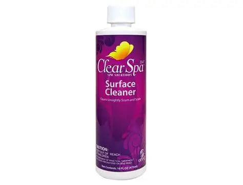 Clear Spa Surface Cleaner for Hot Tubs & Spas – 16 oz | CSLSCPT12Clear Spa Surface Cleaner for Hot Tubs & Spas – 16 oz | CSLSCPT12