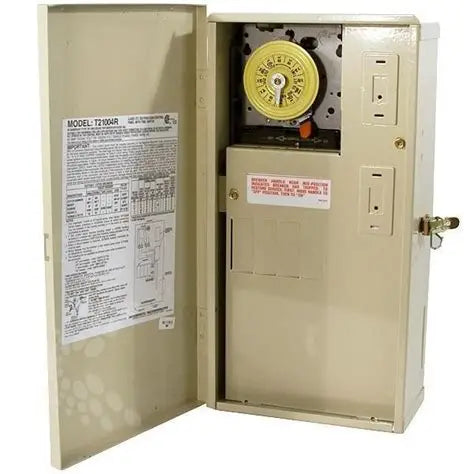 Intermatic 60 AMP Pool Load Center with T104M Timer — T21004RIntermatic 60 AMP Pool Load Center with T104M Timer — T21004R