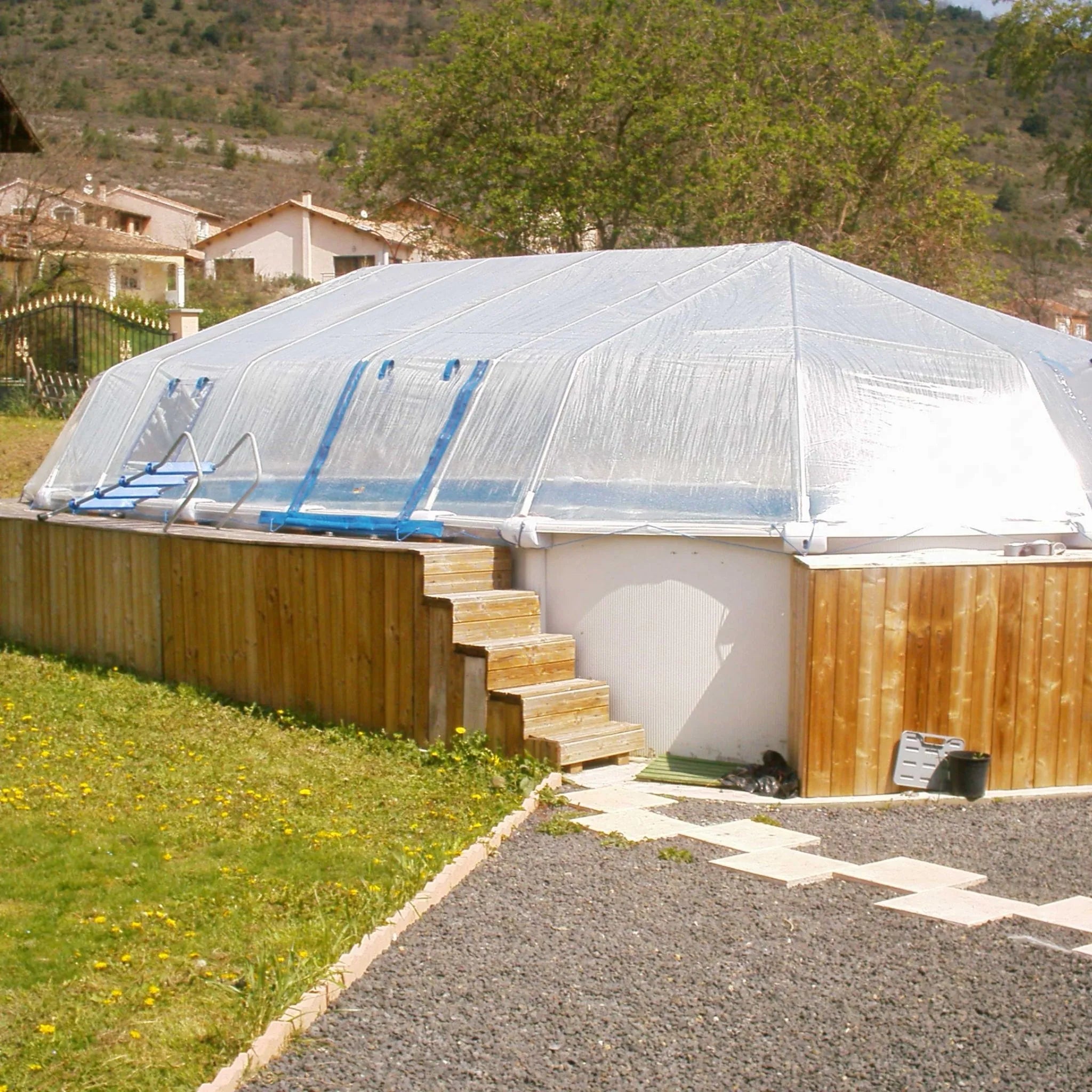 Replacement Vinyl Pool Dome Covers - Oval Replacement Cover - 18