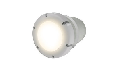 PAL Treo Retro Warm White Concrete Nicheless Light with 80' Cable and Plug, 64-EGTV2WW-80