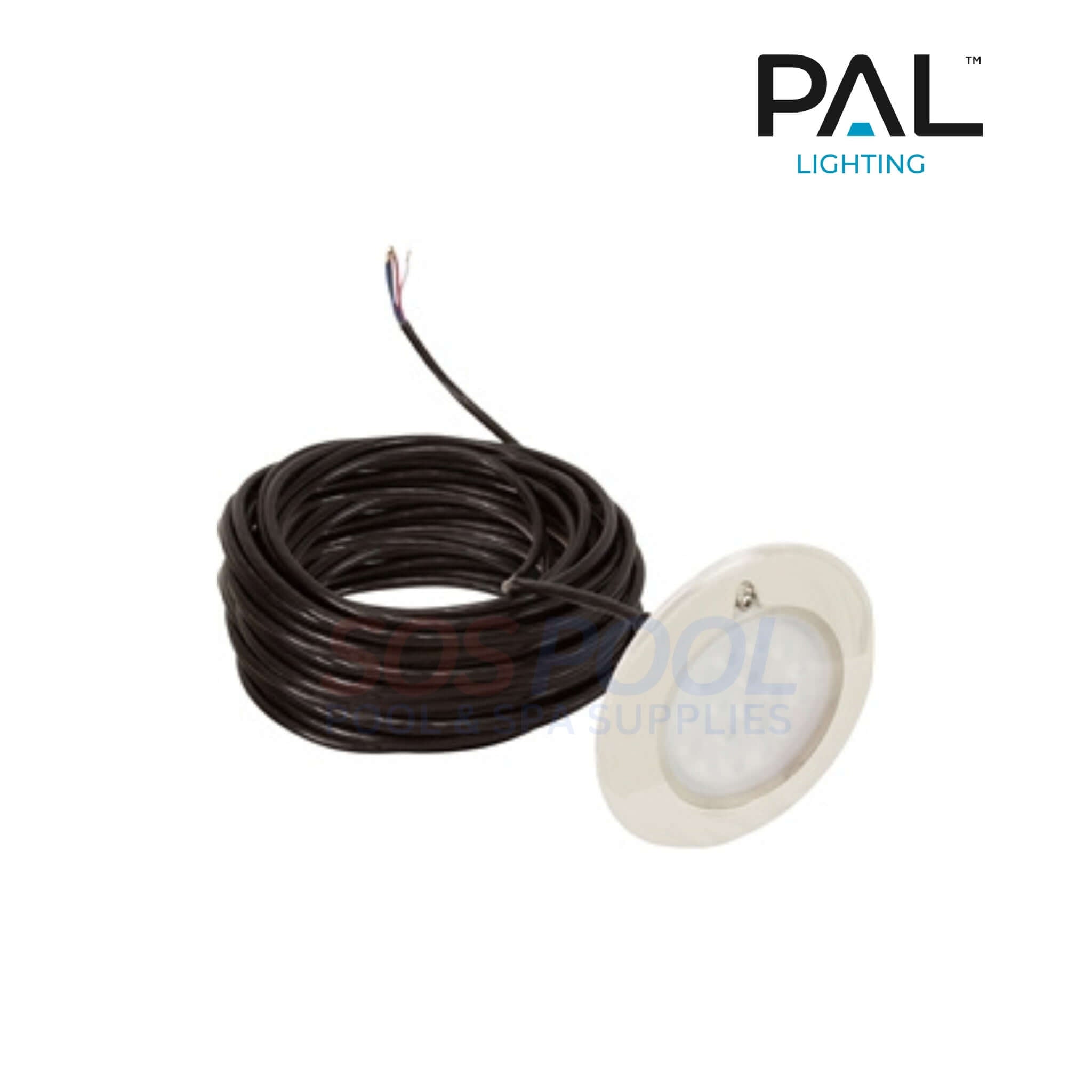 PAL Lighting Evenglow Multi-Color LED Spa Light | 24V | 150' Cord| 64-EGM-150