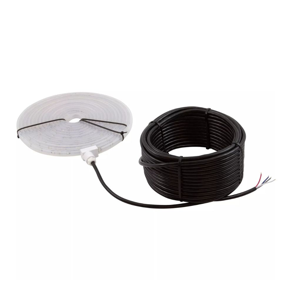 PAL Lighting LED Perimeter Light, RGB, Reverse Gland, 24', 4th Gen, 24V DC, 79' Cord, Wall Fitting | 42PLOPRGRGB2424
