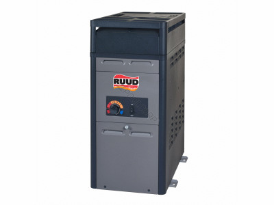 Ruud P-D106A-AP-C Analog Above-Ground 105,000 BTU, Propane Gas, Pool/Spa Heater, 014817