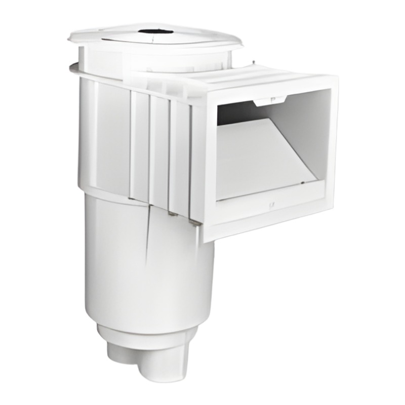 Pentair Sta-Rite U-3 Skimmer White w/ White Lid, 2" Slip x 1-1/2" Reducers, w/o Float | 08650-4404
