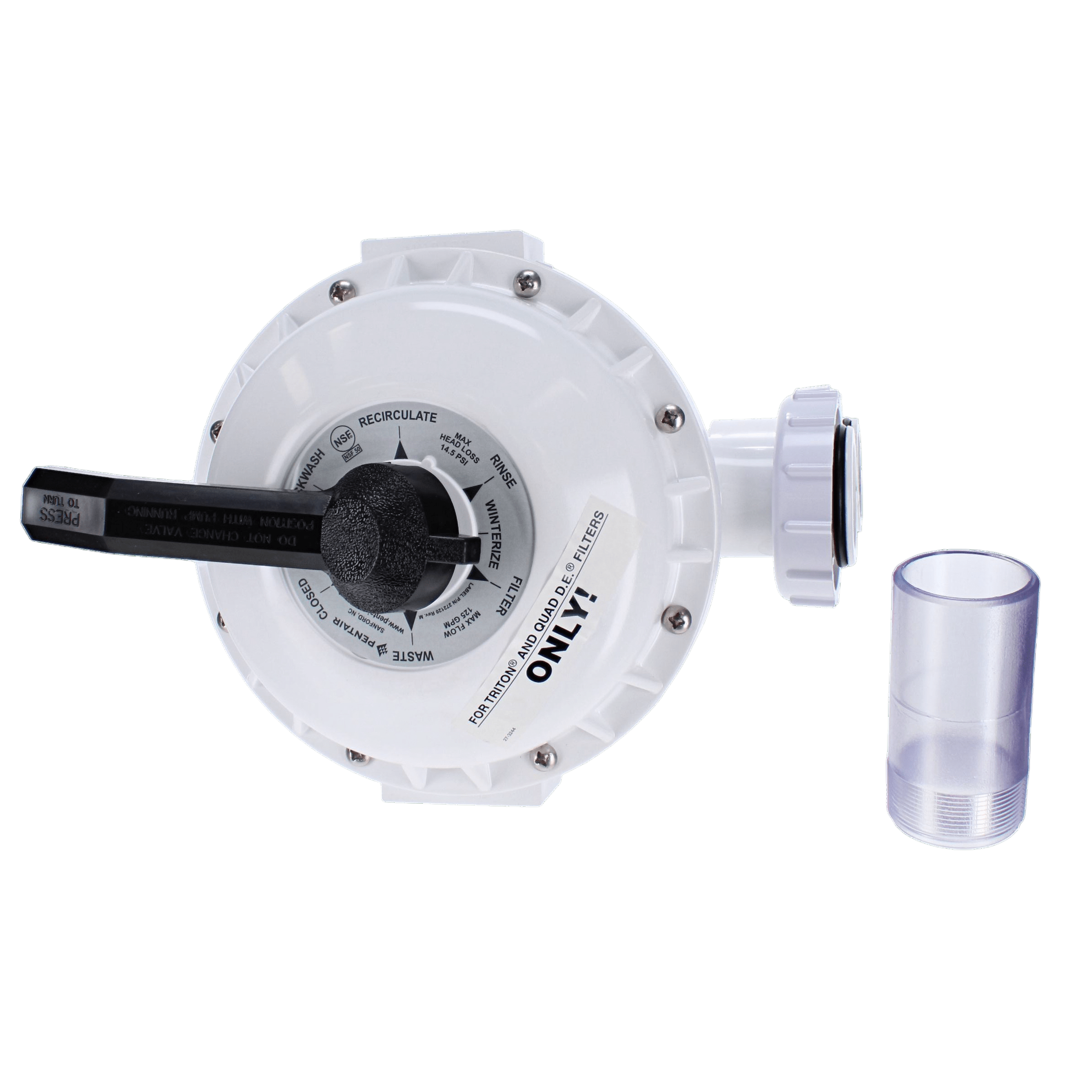 Pentair Sand Multiport Valve, HIFLO Side Mount | 261050