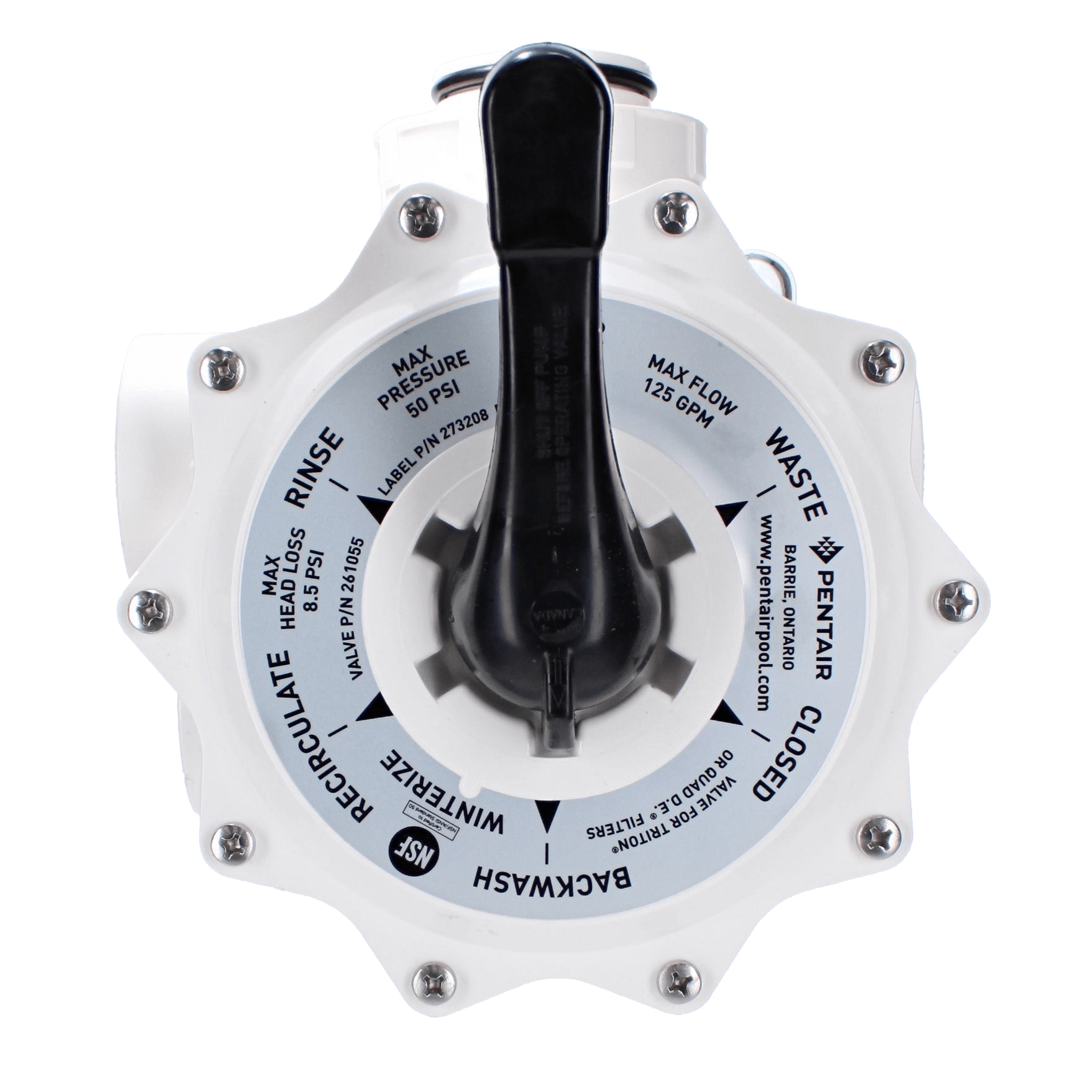 Pentair | 261055 | Hi-Flow 2in Multiport Valve