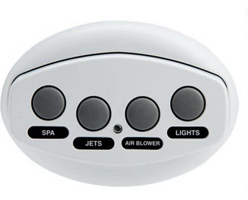 Pentair iS4 Spa-Side Remote Control 4 Button, 150' Cord, White | 521887