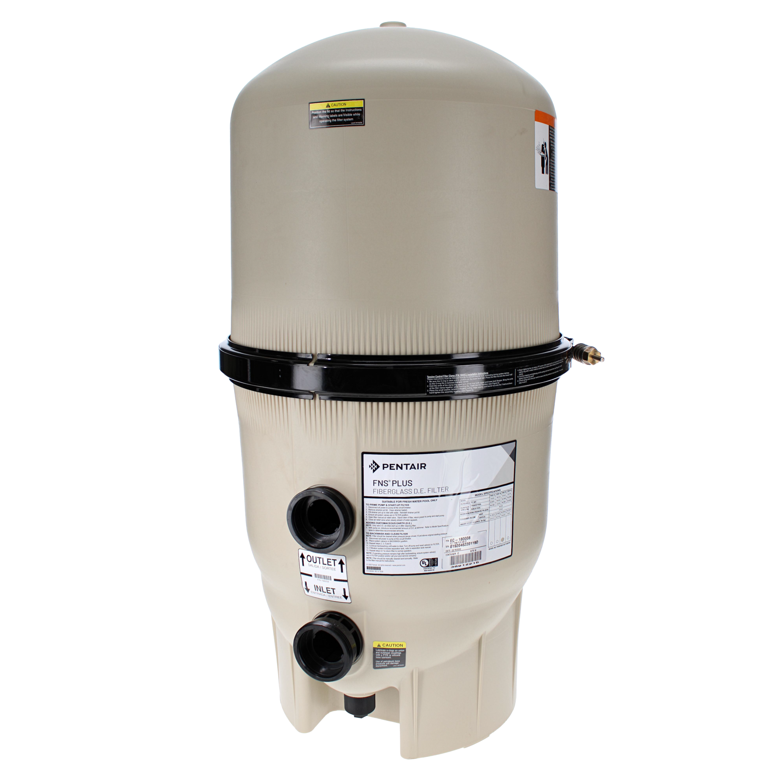 Pentair FNS Plus 48 sq ft DE Filter | EC-180008