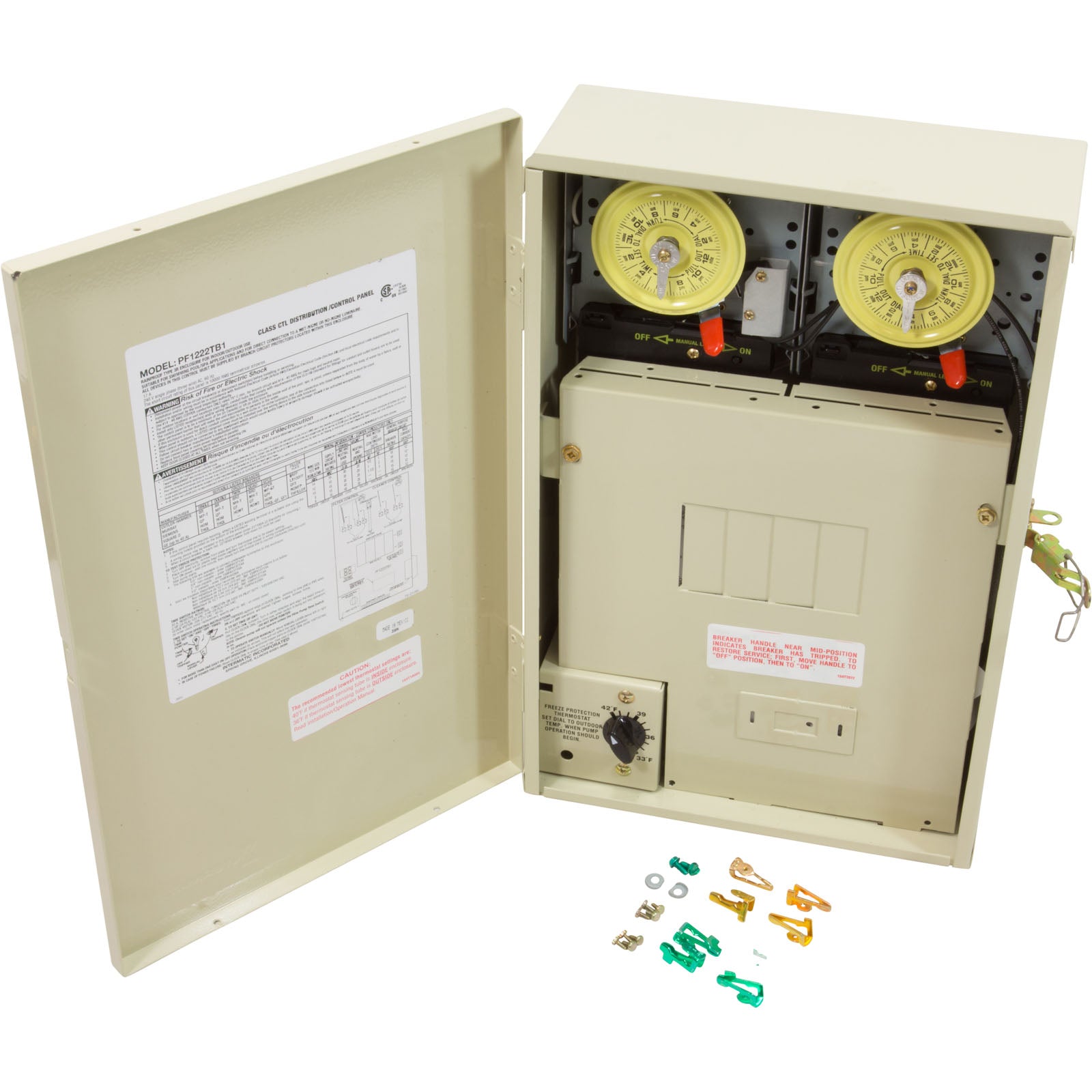 Time Clock, Intermatic, w/ Breaker Panel