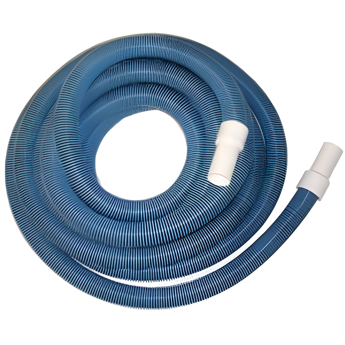 Plastiflex Vacuum Hose 1-1/4" x 24' Bosun w/ Swivel Cuff | BO528114024SI