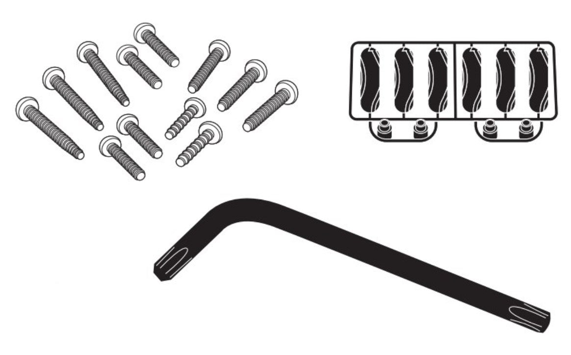 Paramount || SDX2 Retro Screw pack kit for Concrete drains