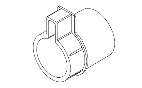 Paramount 004852992002 Airbar Spigot Adapter 1" Gray