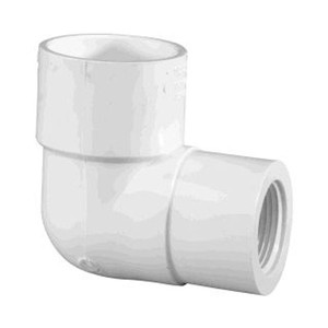 Lasco 1" X .75" SKT X FPT90 Elbow Reducing Schedule 40, 407-131