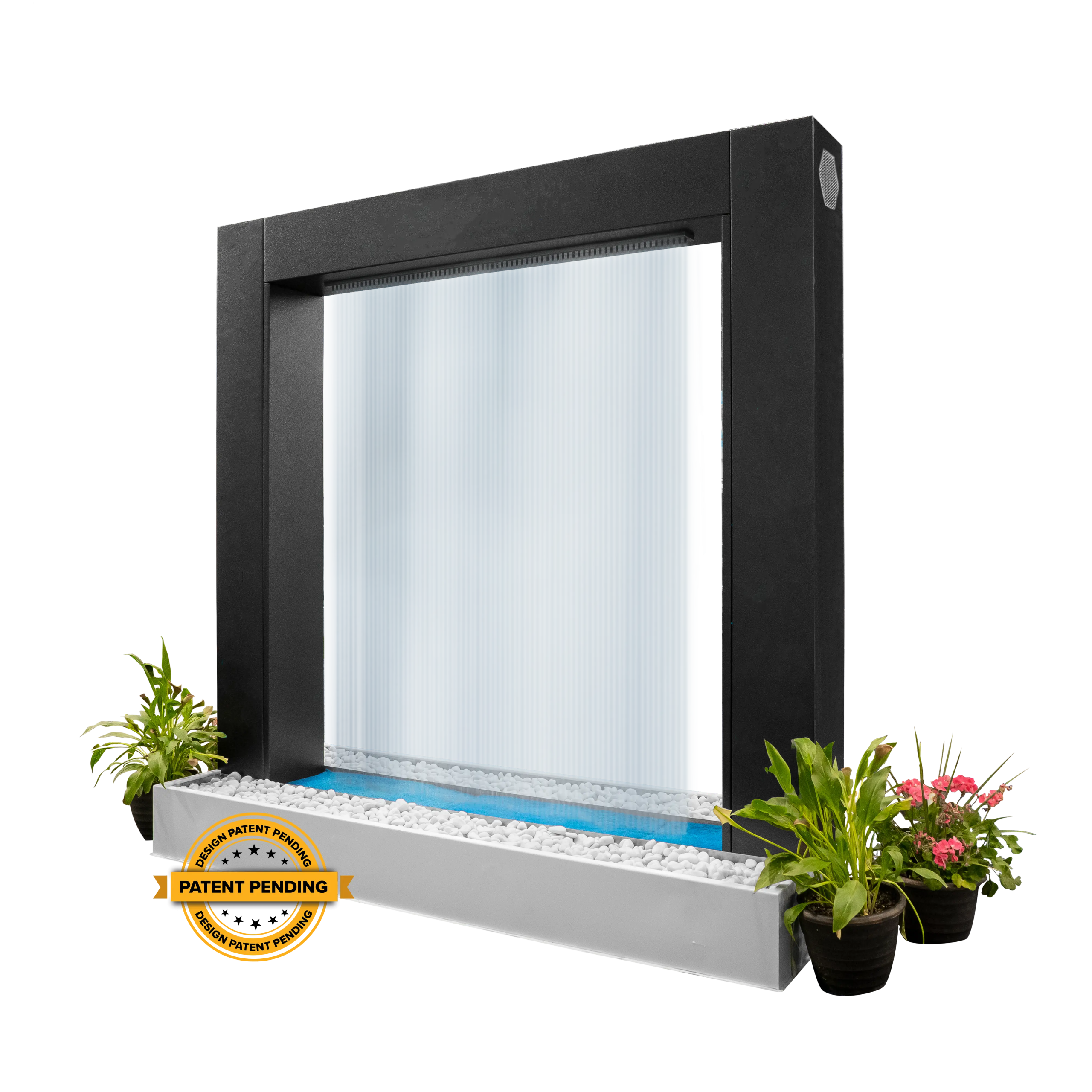 The Outdoor Plus | Paradise Fall | Water Feature – 60”, 72”, 84”, 96” | Multiple Powder Coat Finish Options