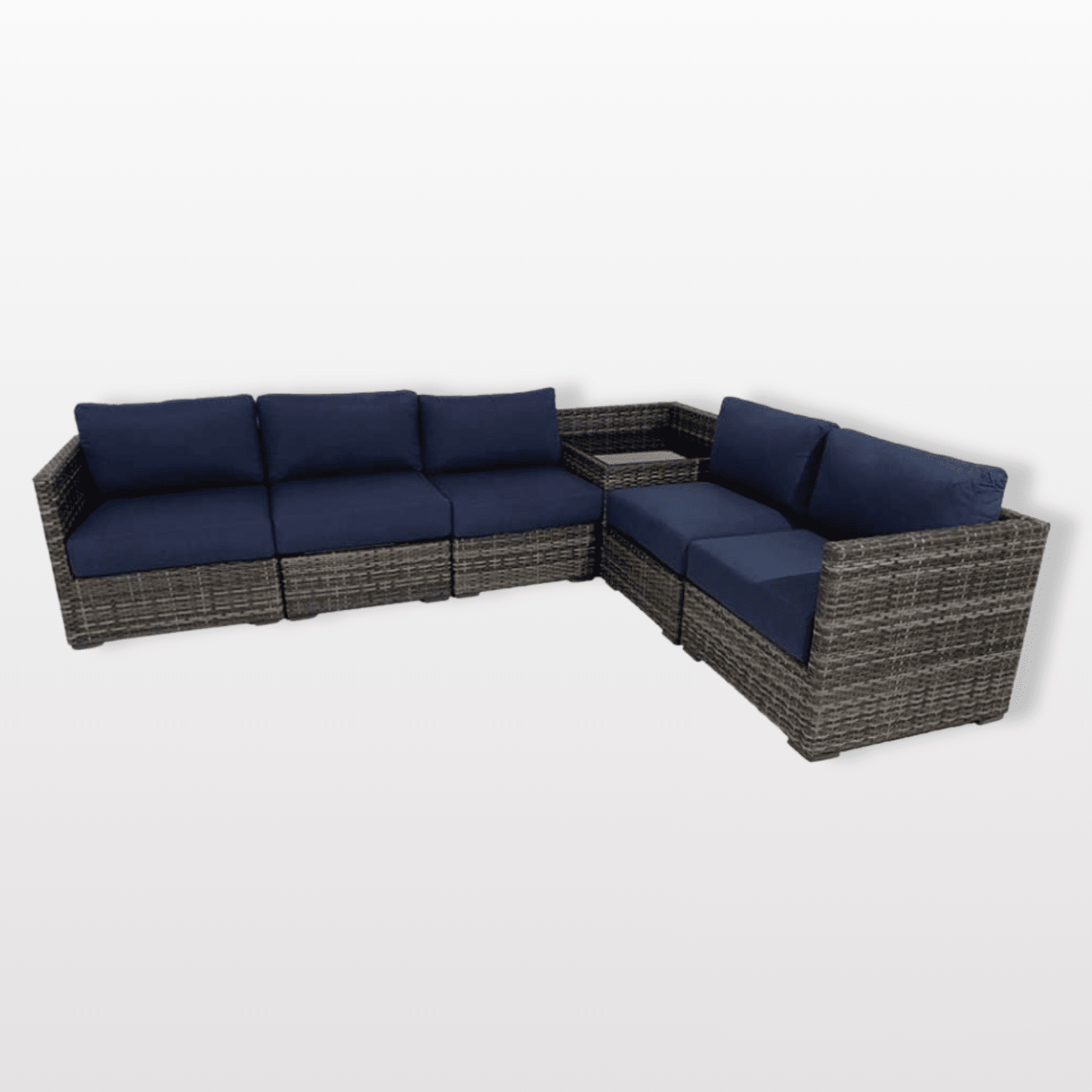 Patio Renaissance Cane Garden 6-Piece Sectional