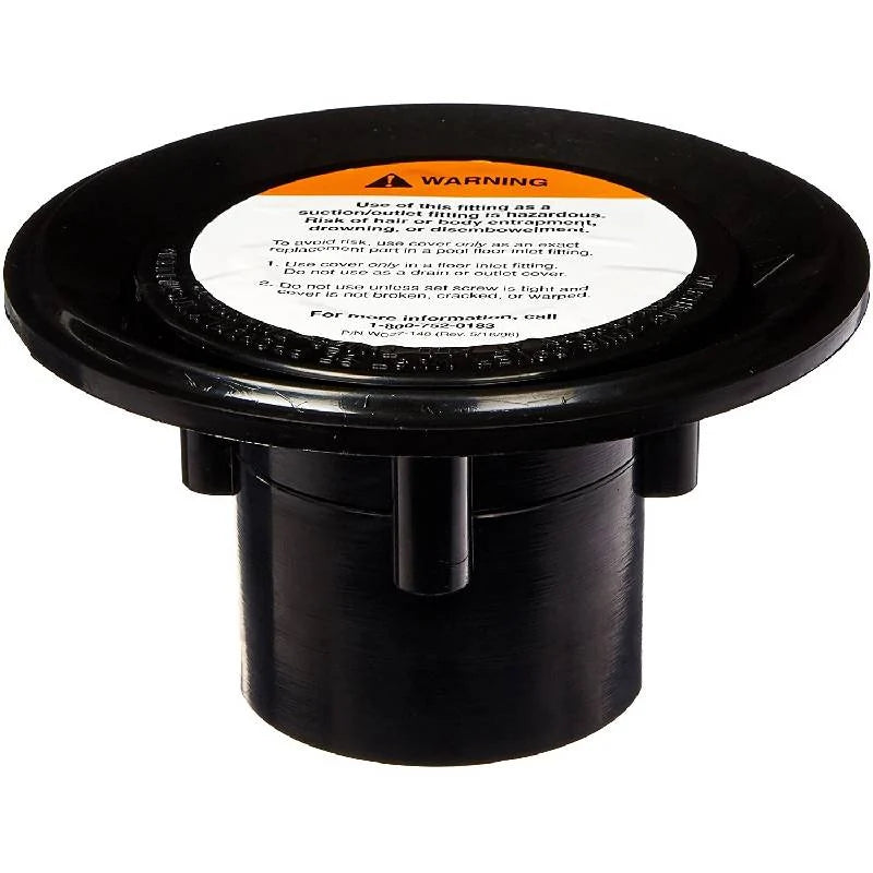CMP | 25527-104-000 | 2" Socket Black Adjustable Floor Inlet Fitting | 1-1/2" Reducer Included
