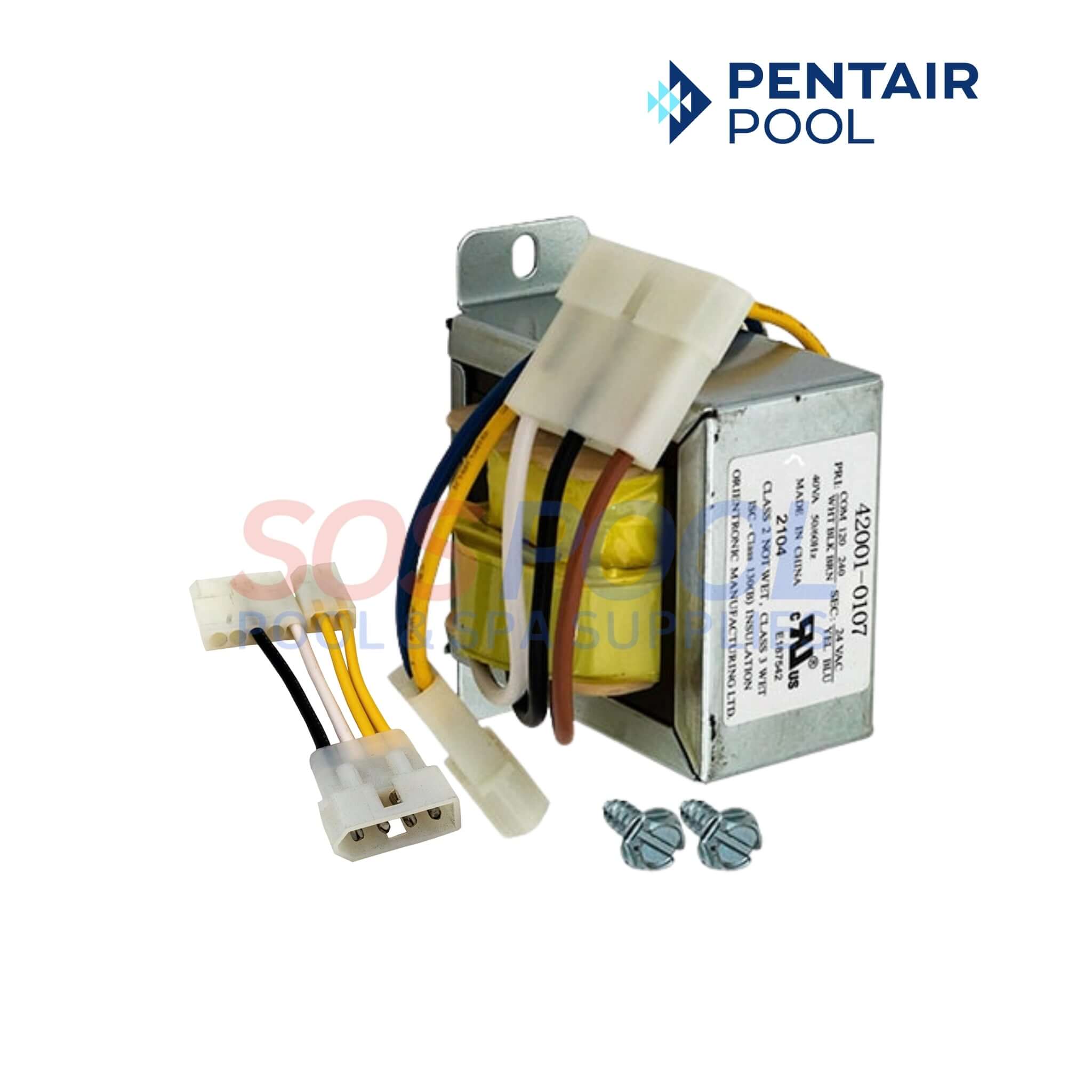 Pentair Transformer with Dual & Single Adapter For MasterTemp and Max-E-Therm Heaters | 120V/240V | 42001-0057S