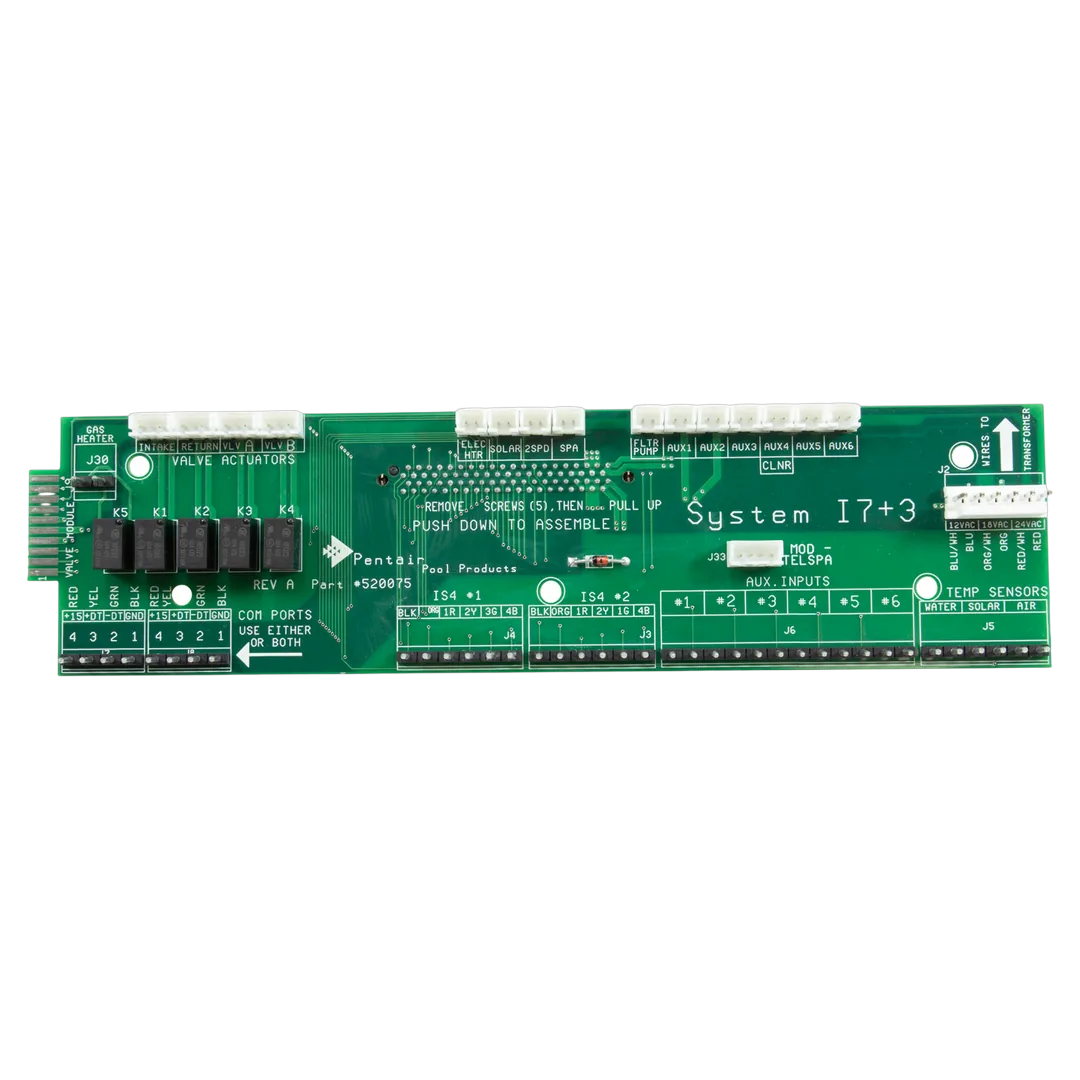 Pentair IntelliTouch i7+3 Personality Circuit Board