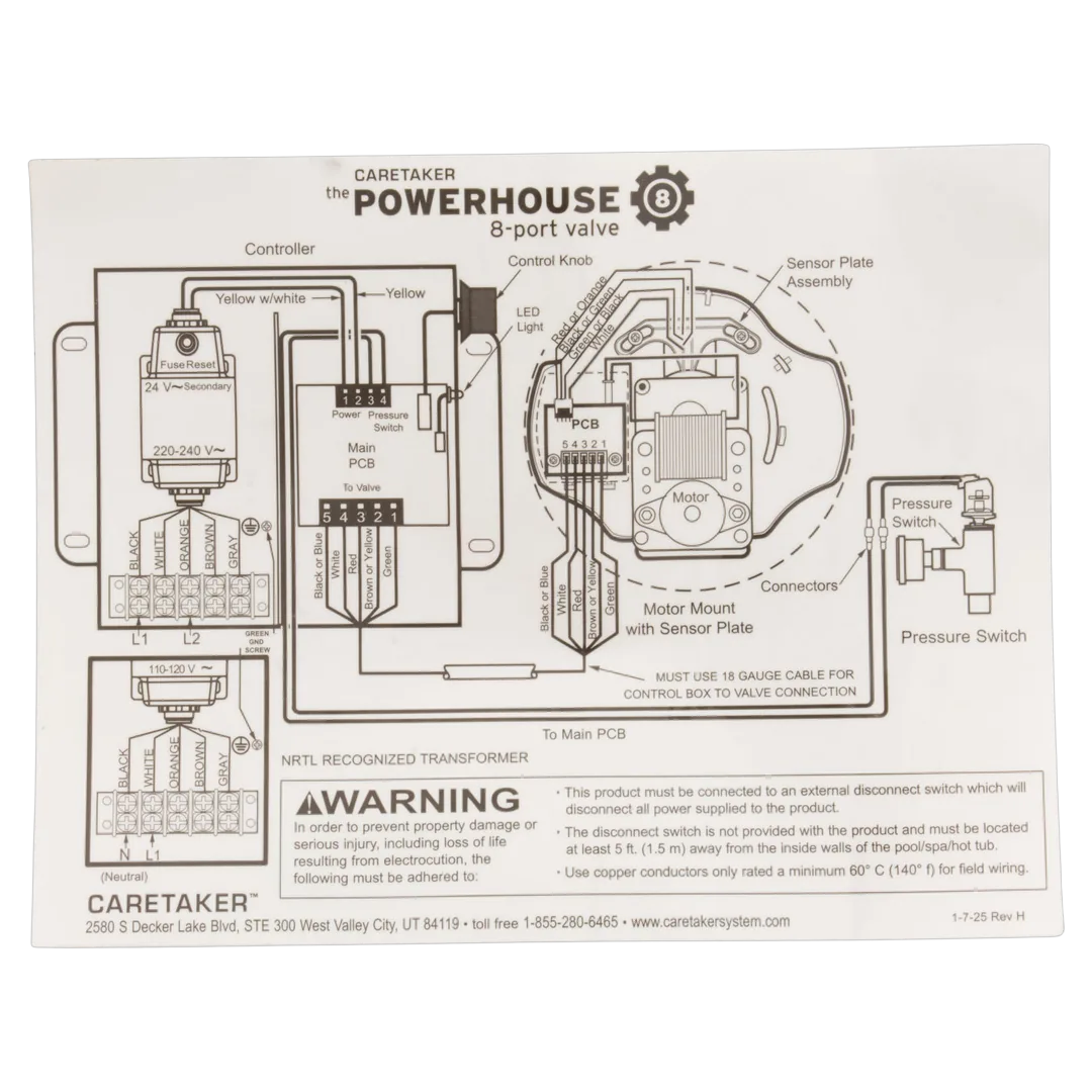 Zodiac Caretaker UltraFlex Transformer Upgrade Kit