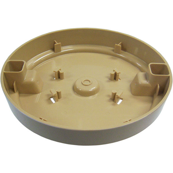 Pouralid | 201 Pal Tan | 10" Round Swimming Pool Skimmer Cover For New Construction, Tan