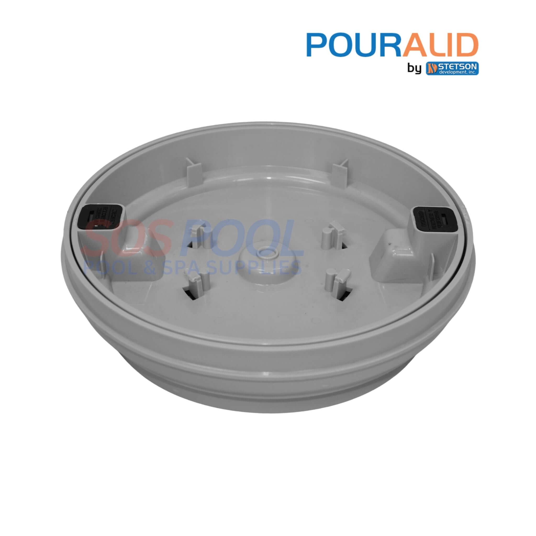 Pour-A-Lid Round Skimmer Cover | 10" | Gray | 201PALGRAY