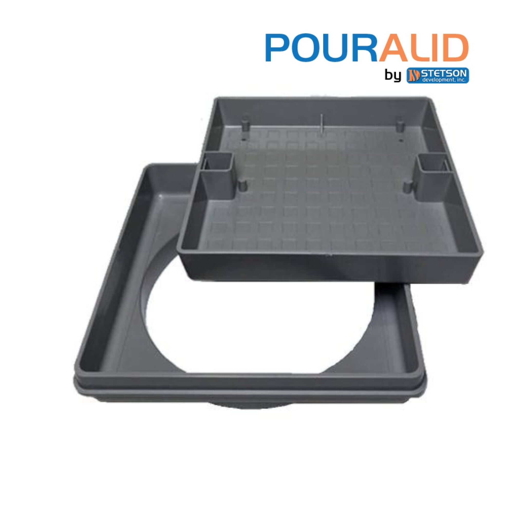 11" Gray Square Pool Skimmer Cover by Pour-A-Lid | SQPALGRAY11" Gray Square Pool Skimmer Cover by Pour-A-Lid | SQPALGRAY