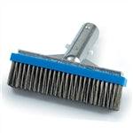 Algae Pool Brush with Metal Handle 6" Stainless Steel