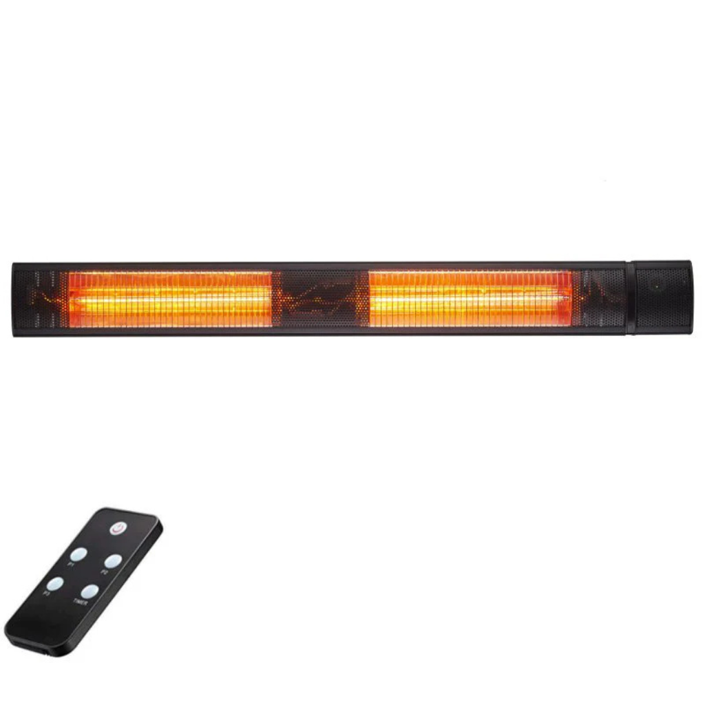 RADtec Golden Tube Electric Patio Heater, 38", 3,000W, 220V | G30-IR-GEN-SRS