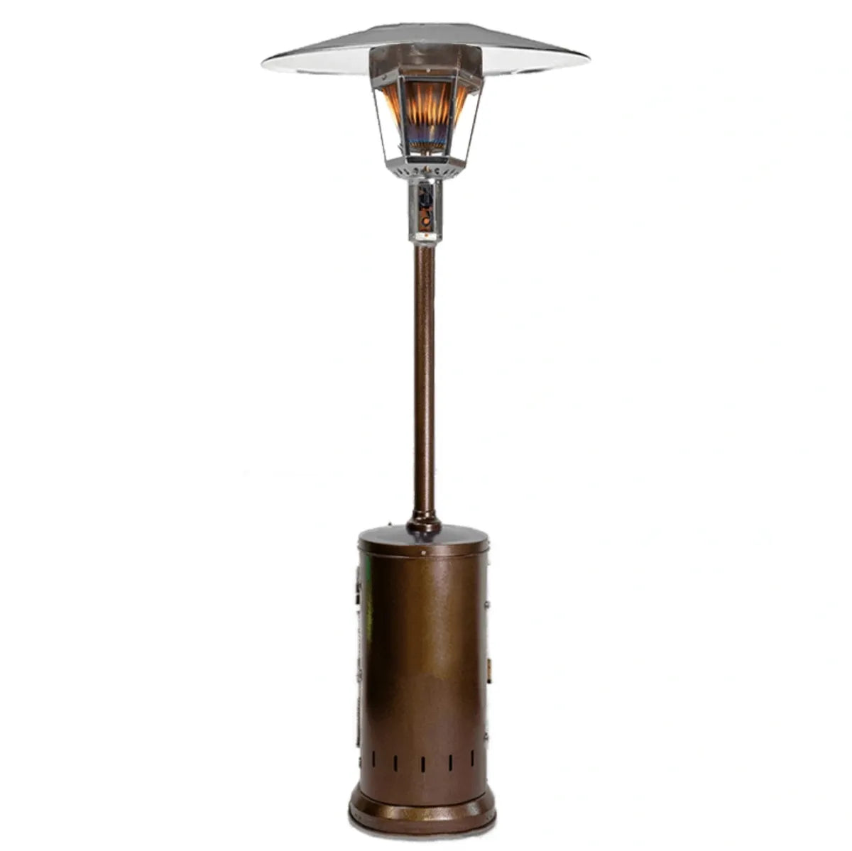 RADtec Real Flame Patio Heater, 96", 40,000 BTU, Propane, Antique Bronze | RF2-MT-ANT-BRZ