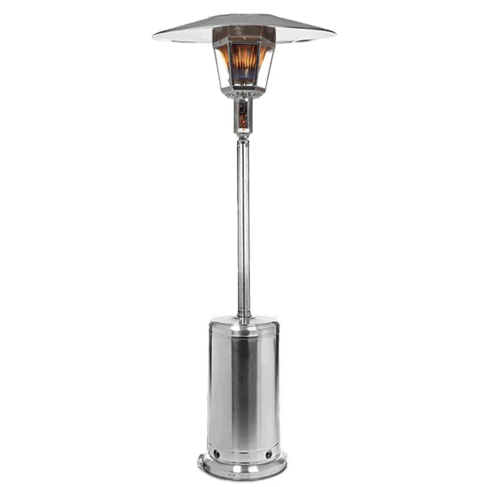 RADtec Real Flame Patio Heater, 96", 40,000 BTU, Natural Gas, Stainless Steel | 96-NTR-GAS-SS