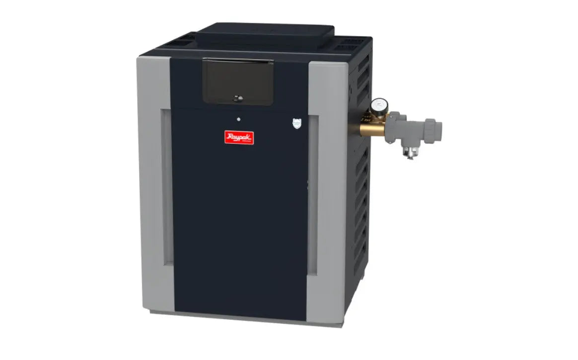 Raypak | 017401 | 336A Digital Natural Gas Heater | Elevation 0-2000 Feet |332,500 BTU Cupronickel #50